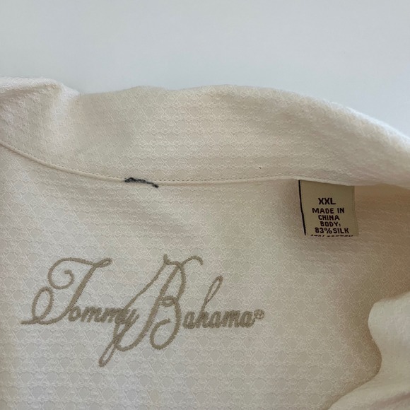 Tommy Bahama Las Vegas Pocket Rockets Embroidered Silk Blend Short Sleeve XXL - Picture 4 of 9